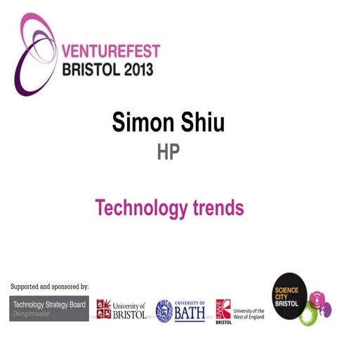 VFB 2013 - HP Labs - Horizon Scanning - Technology Trends