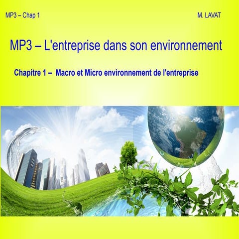 Mp3   chap 1 - environnement entreprise