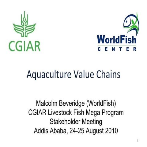 Aquaculture Value Chains