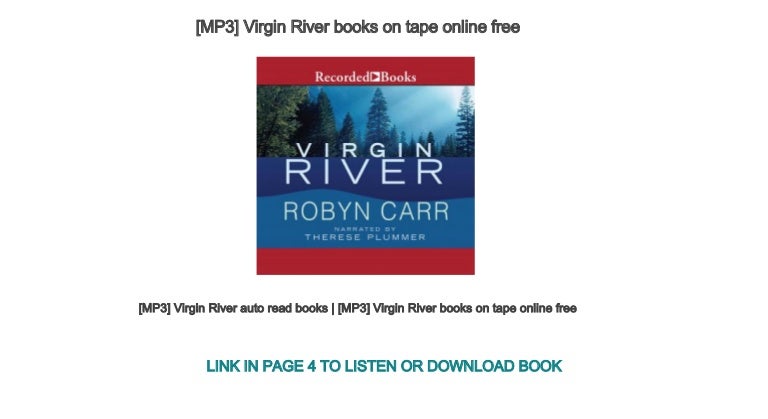 Mp3 Virgin River Books On Tape Online Free