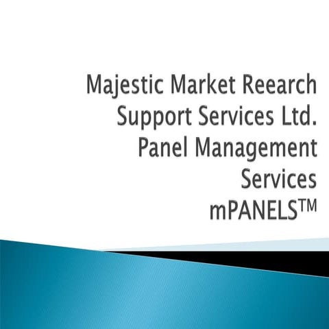 MMRSS panel Management services