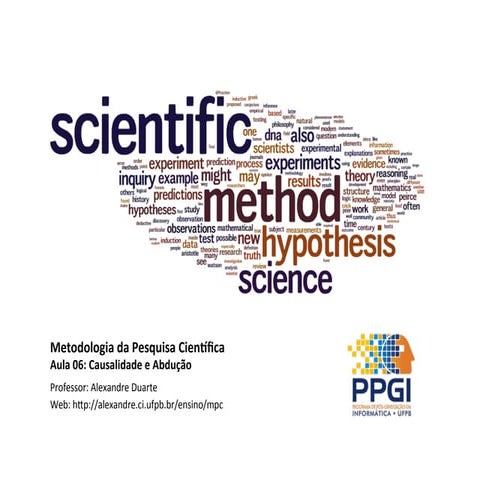 Causalidade e Abdução