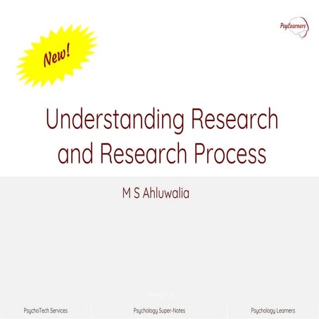 Understanding Research and Research Process