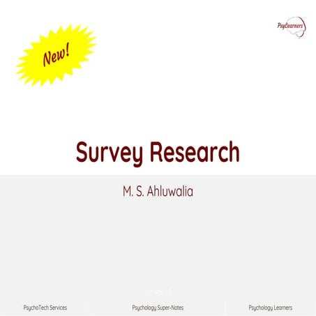 Survey Research