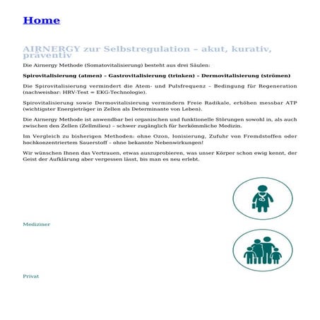 AIRNERGY zur Selbstregulation – akut, kurativ, präventiv