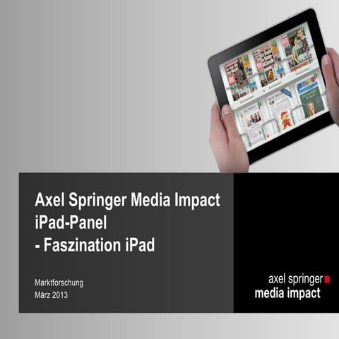 Media Impact Panel - Faszination iPad Maerz 2013