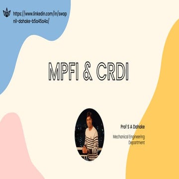 MPFI & CRDI