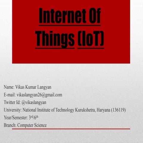 Internet of Things