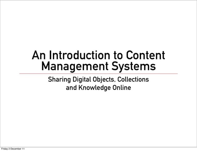 MPhil Lecture on CMS
