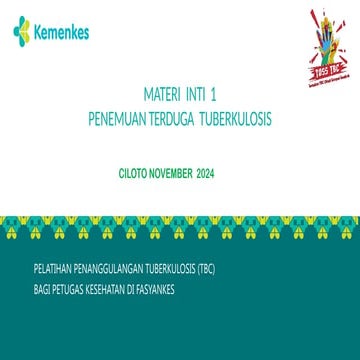 MPI.1  PENEMUAN KASUS TBC DI MASYARAKAT DI INDONESIA