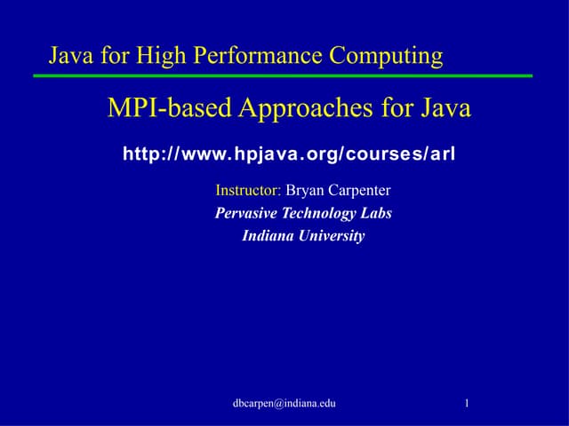 Mpi Java1995