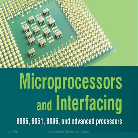 microprocessor 8085  and its interfacing