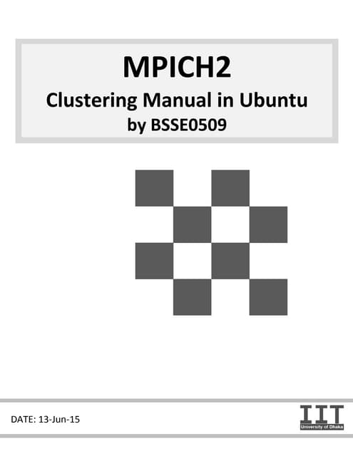 Complete MPICH2 Clustering Manual in Ubuntu