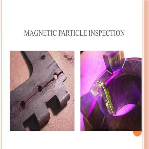 Magnetic Particle Inspection (MPI)- NDT | PDF