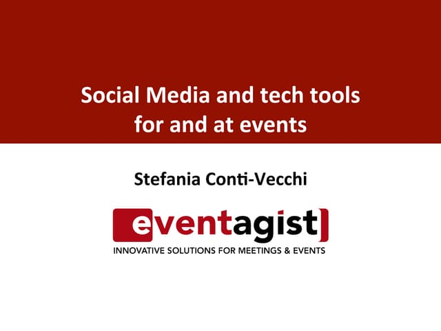 Mpi social media per meeting ed eventi fresh case