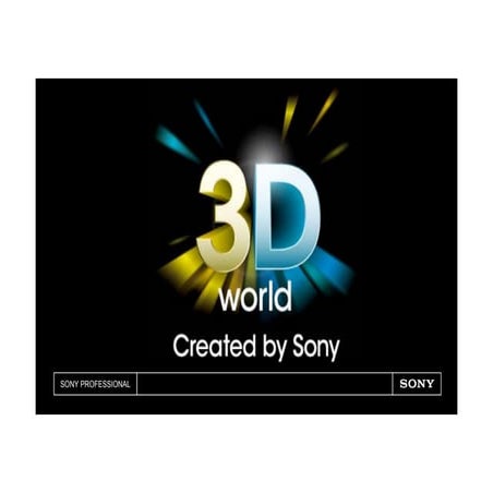 Sony ontbijtsessie 3D Mpjc 2011 | PDF