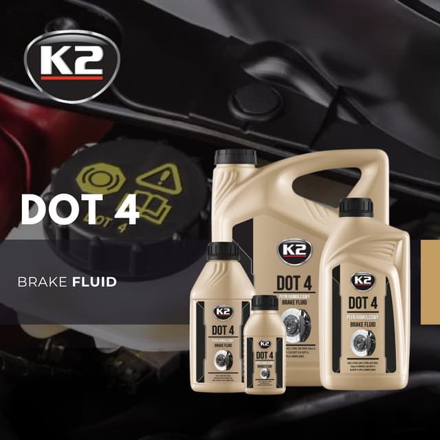 K2 Dot 4 - Brake fluid | T104 T108 T114 T124