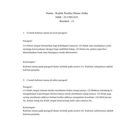 Mpk bahasa indo kadek pastika diana artha 34 | PDF