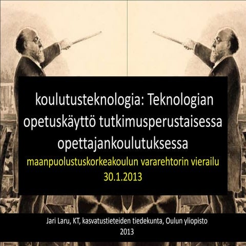 koulutusteknologia: Teknologian opetuskäyttö tutkimusperustaisessa opettajank...