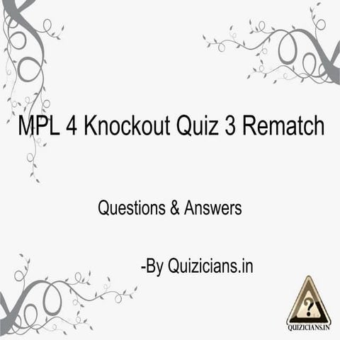Mpl 4 knockout 3 rematch