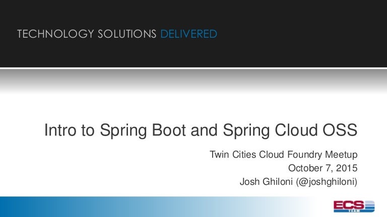 cloud foundry spring boot