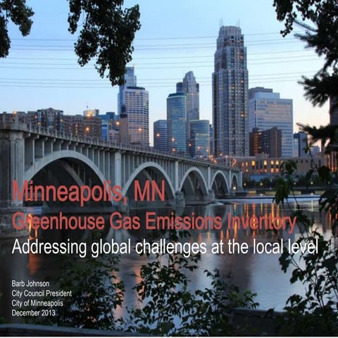 City of Minneapolis Climate Action Planning and Implementation
