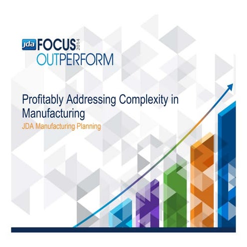 Profitably Addressing Complexity in Manufacturing