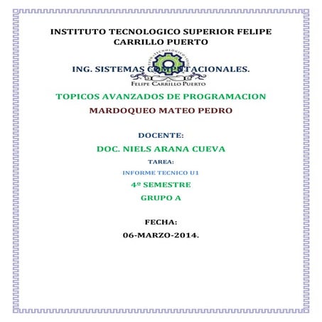Mp mardoqueo informe tecnico tap
