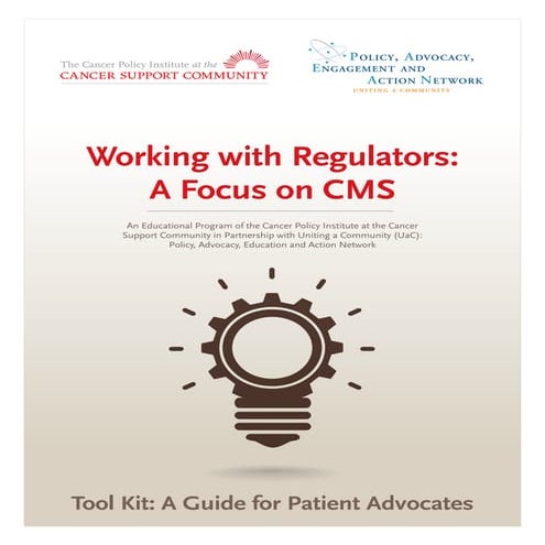 Working with Regulators: A Focus on CMS | Took Kit: A Guide for Patient ...