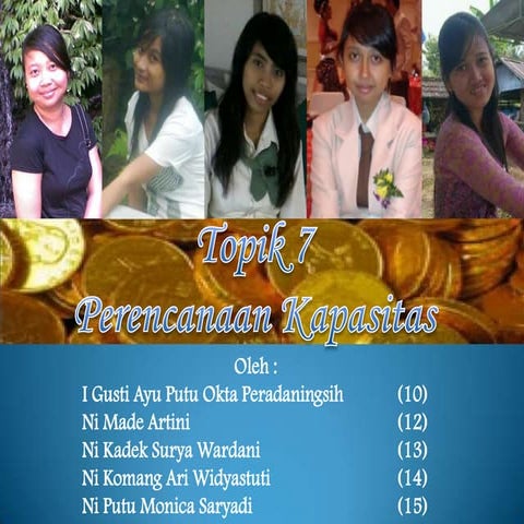 Perencanaan Kapasitas