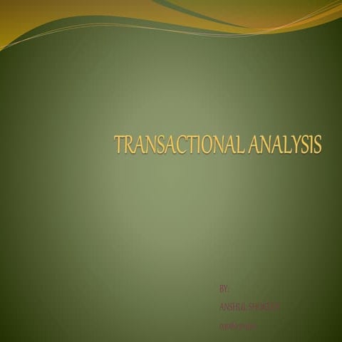 Mpob transactional analysis shokeen
