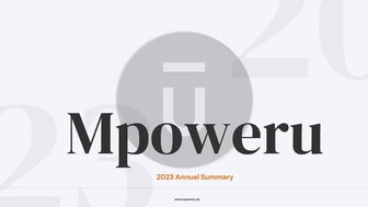 Mpoweru Venture Capital 2023 Investment Report