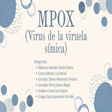 MPOX alerta epidemiológica reporte de OMS | PDF