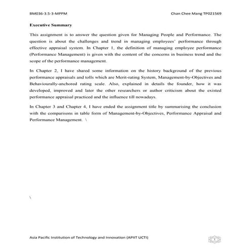 Performance Management Notes for MBA Students | PDF