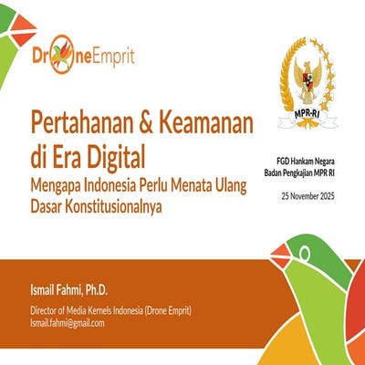 Pertahanan & Keamanan di Era Digital Mengapa Indonesia Perlu Menata Ulang Das...