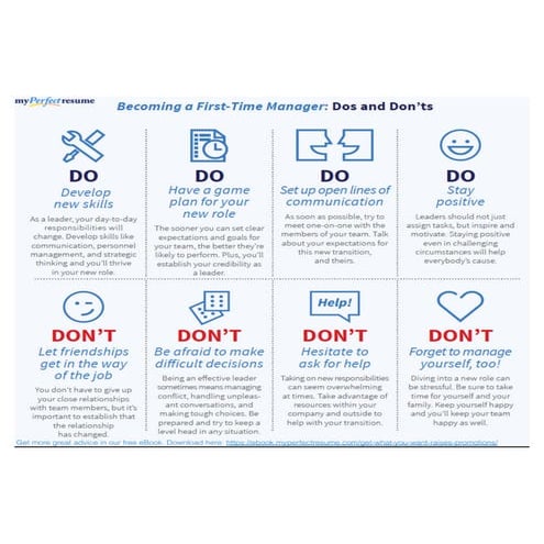 First Time Manager Dos and Don'ts