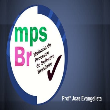 Slide sobre o estudo do MPS.BR