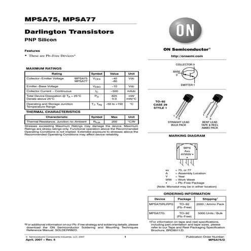 Original PNP Transistor BC559CTA BC559 559 30V 0.1A TO-92 New ON ...