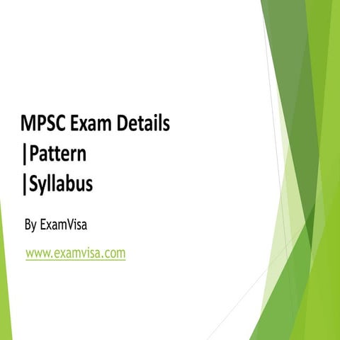 Mpsc exam details