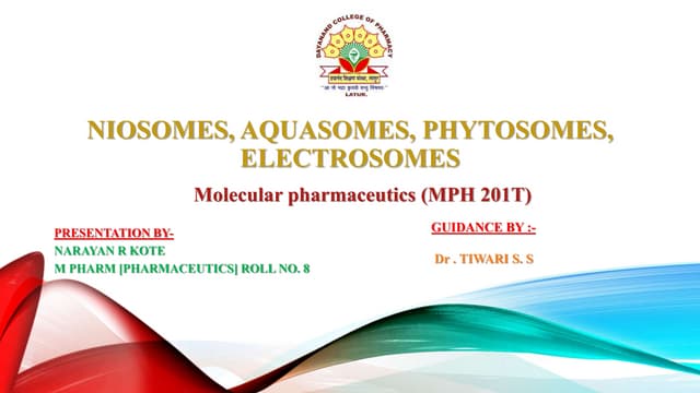 Electrosomes preparation and application | PPTX