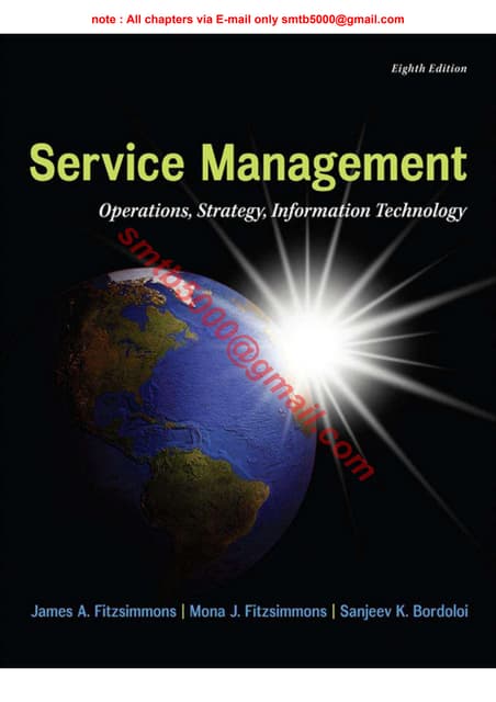 MP Service Management 8th Edition by James A. Fitzsimmons Test Bank.pdf