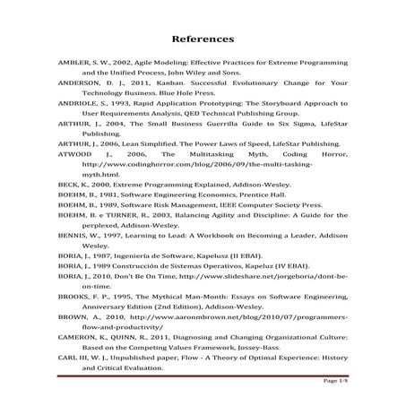 MPS and Agile Methods references in english