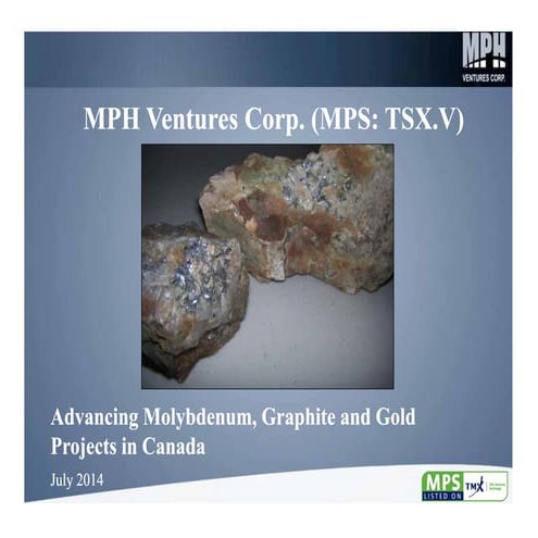 MPH Ventures Corporate Presentation | PDF
