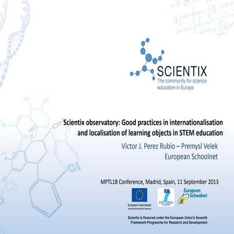 Scientix Observatory: Good practices in internalisation and ...