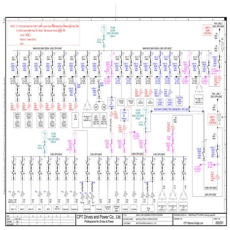 MPV single line and Circuit Diagram