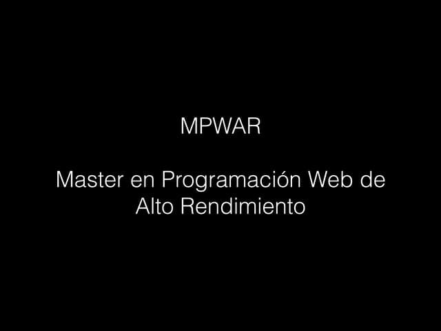 Introduction to Akamon software arquitecture for MPWAR