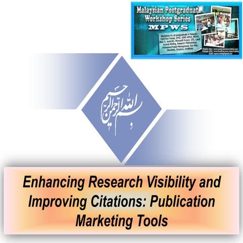 Enhancing Research Visibility and Improving Citations: Publication Marketing ...