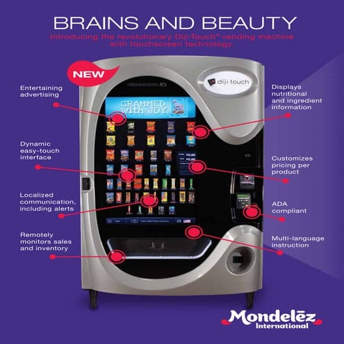 MEET THE REVOLUTIONARY VENDING MACHINE WITH TOUCHSCREEN TECHNOLOGY