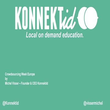 Your Neighborhood is your University