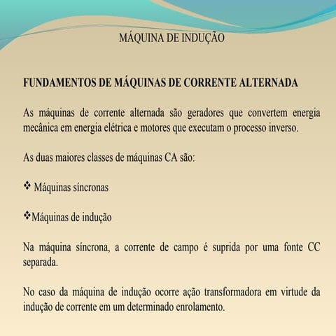 Máquina indução